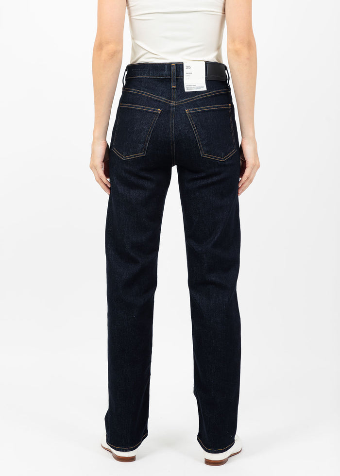 Citizens of Humanity Palma Straight Long Jean in Inky Rise available at Barbara Katz