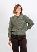 Varley Patricia Rib Cardigan - Ponderosa Pine Fleck available at Barbara Katz