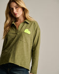 Lisa Todd Pocket Love Sweater in Moss available at Barbara Katz