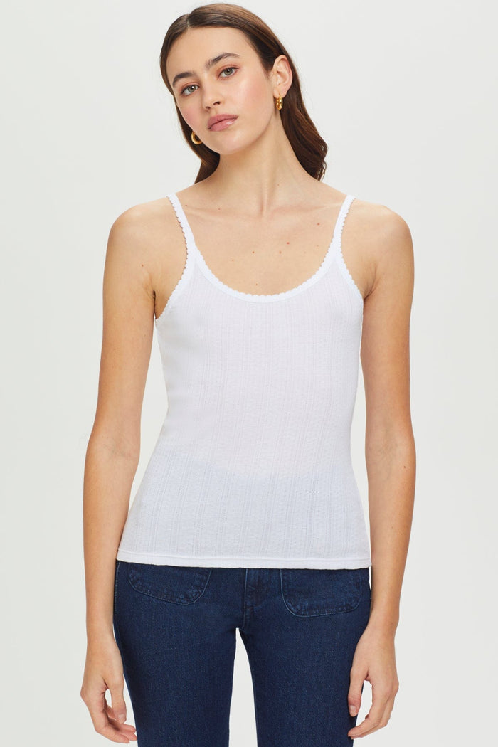 Goldie Pointelle Cami available at Barbara Katz