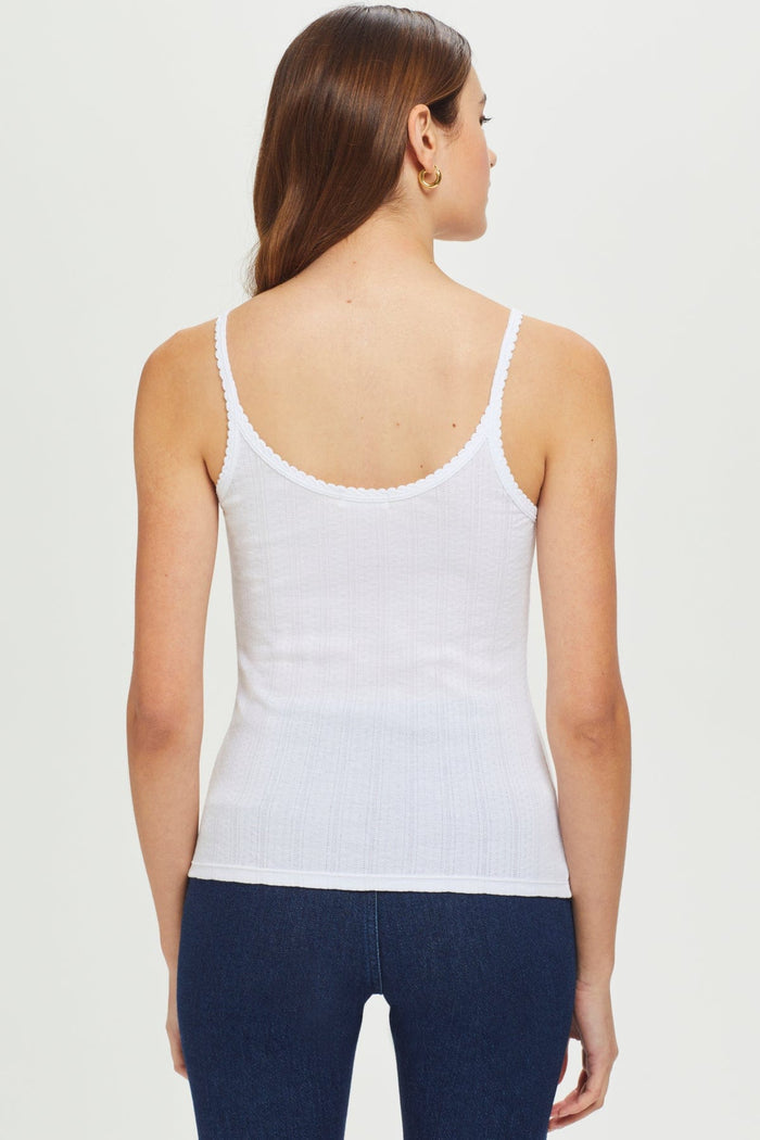 Goldie Pointelle Cami available at Barbara Katz