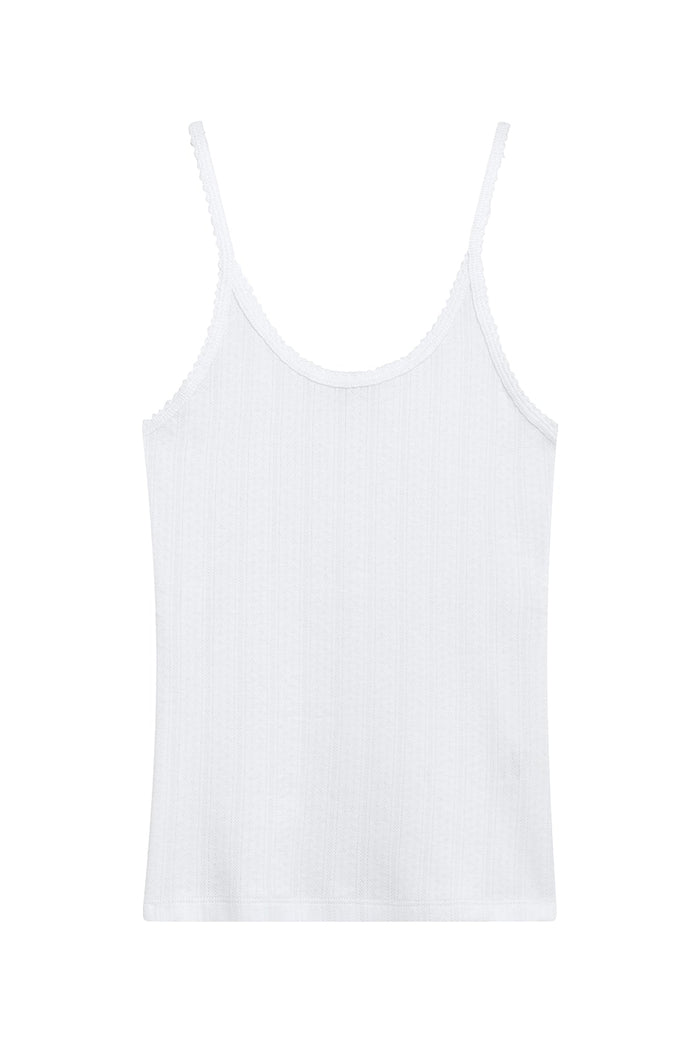 Goldie Pointelle Cami available at Barbara Katz