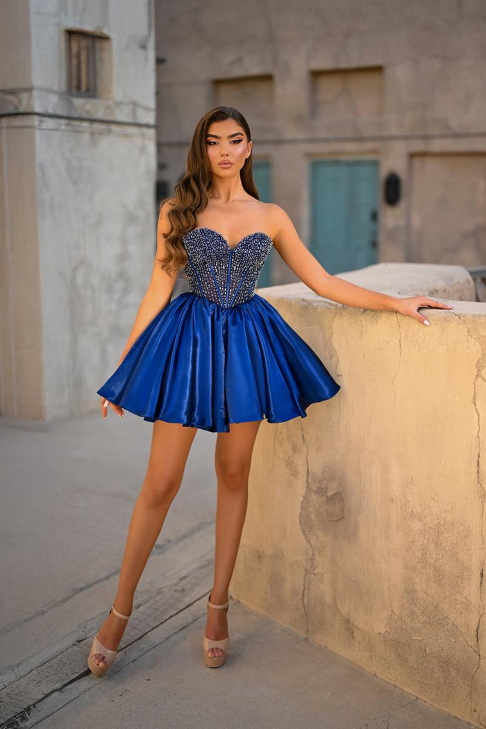 Portia and Scarlett Embellished A-Line Hoco Dress PS25711