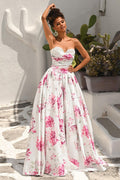 Portia and Scarlett Floral Ball Gown Dress PS26298