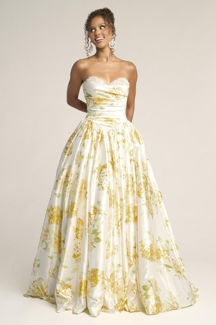 Portia and Scarlett Floral Ball Gown Dress PS26298