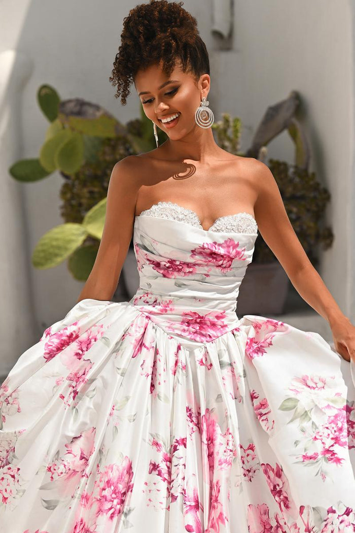 Portia and Scarlett Floral Ball Gown Dress PS26298