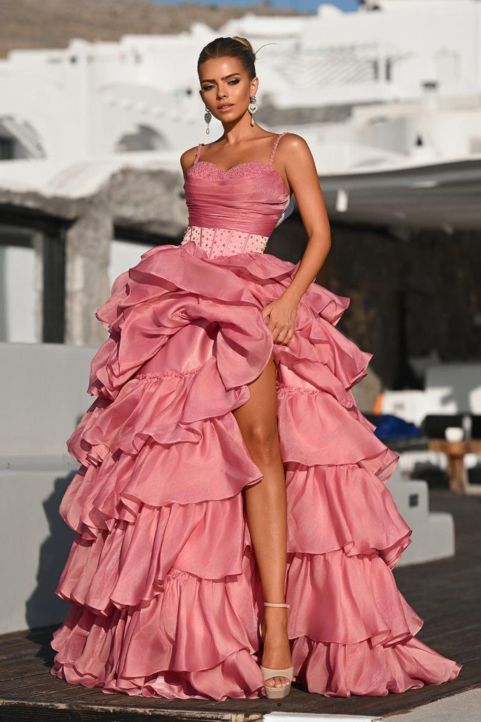 Portia and Scarlett Ruffle Ballgown Prom Dress PS26155