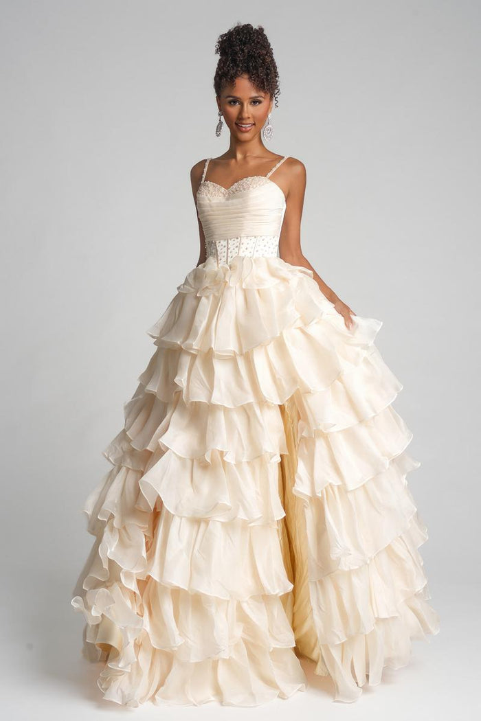 Portia and Scarlett Ruffle Ballgown Prom Dress PS26155