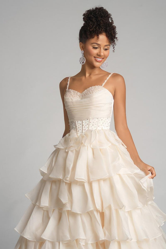 Portia and Scarlett Ruffle Ballgown Prom Dress PS26155