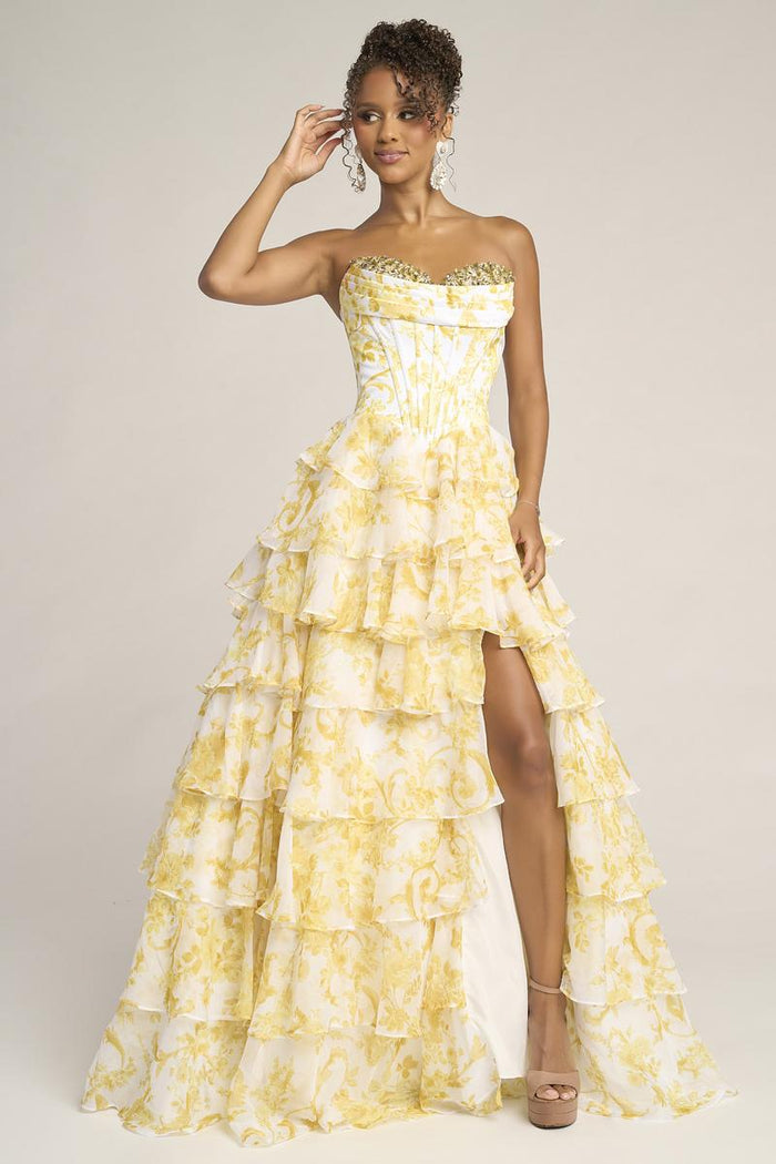 Portia and Scarlett Ruffle Prom Dress PS26210