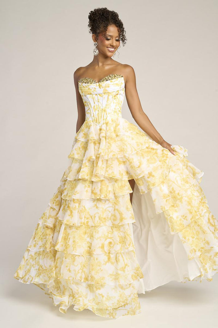 Portia and Scarlett Ruffle Prom Dress PS26210