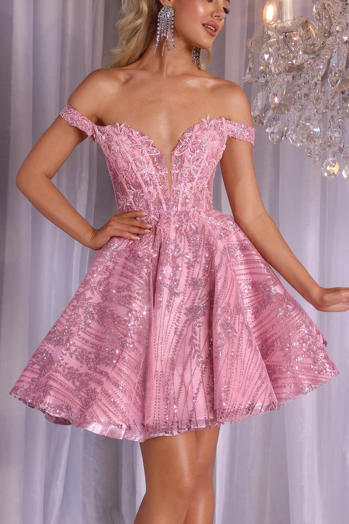 Portia and Scarlett Short A-Line Cocktail Dress PS25735