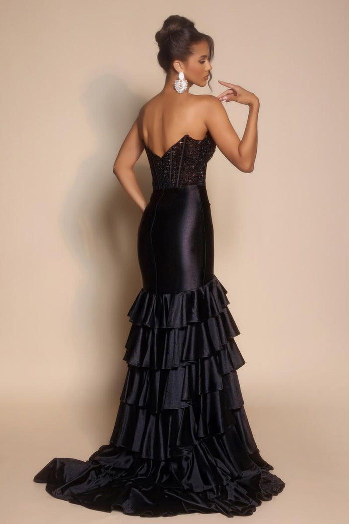 Portia and Scarlett Strapless Corset Prom Dress PS26141