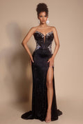 Portia and Scarlett Strapless Corset Prom Dress PS26147
