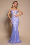 Portia and Scarlett Strapless Corset Prom Dress PS26156