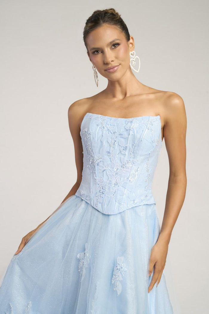 Portia and Scarlett Two Piece A-line Lace Prom Dress PS26061