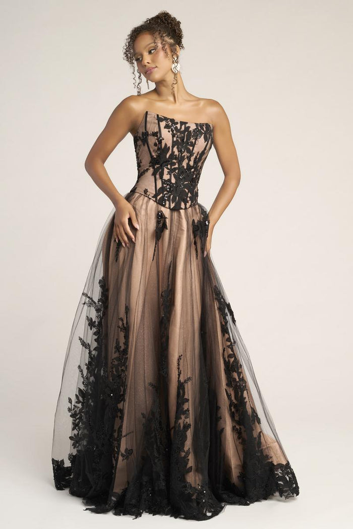 Portia and Scarlett Two Piece A-line Lace Prom Dress PS26061