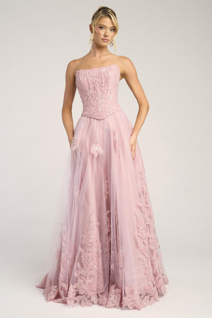 Portia and Scarlett Two Piece A-line Lace Prom Dress PS26061