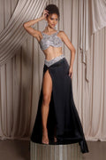 Portia and Scarlett Two Piece Prom Dress with Slit PS26168