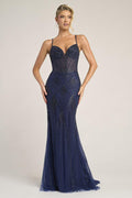 Portia & Scarlett Fitted Illusion Bodice Prom Dress PS26263