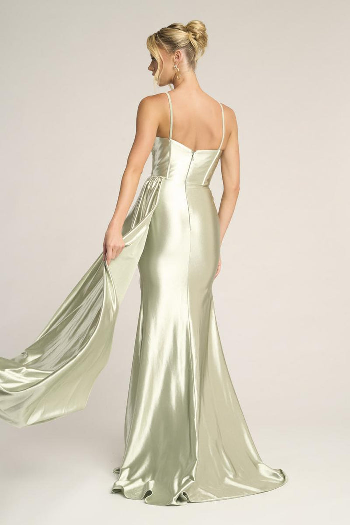Portia & Scarlett Fitted Illusion Bodice Prom Dress PS26270