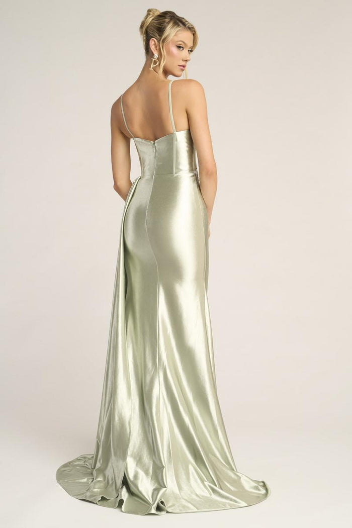 Portia & Scarlett Fitted Illusion Bodice Prom Dress PS26270