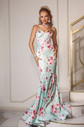 Portia & Scarlett Floral Corset Prom Dress PS26000