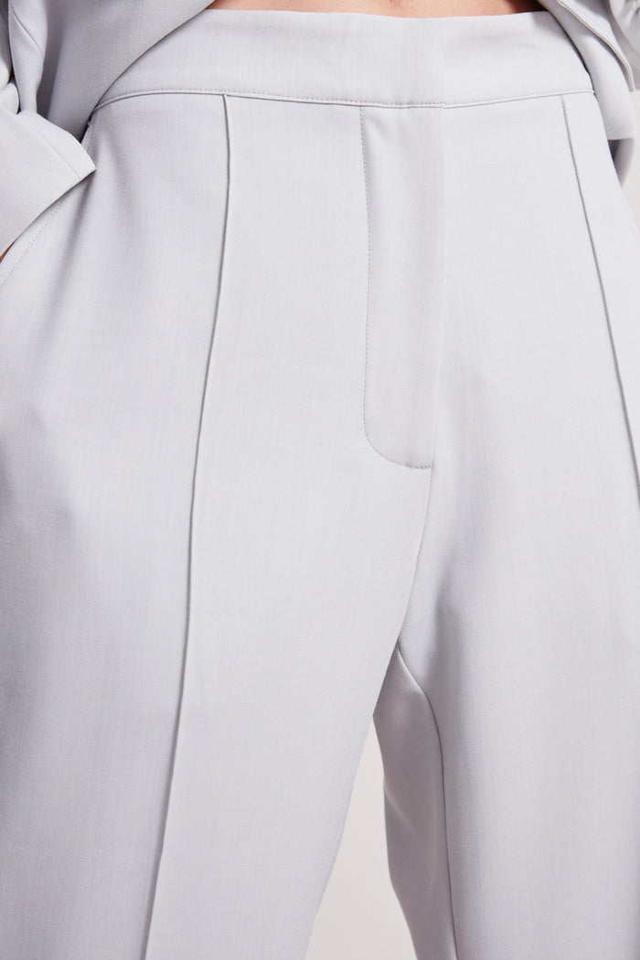 Adroit Atelier Preston Pin Tuck Pants With Slant Pockets in Light Grey available at Barbara Katz