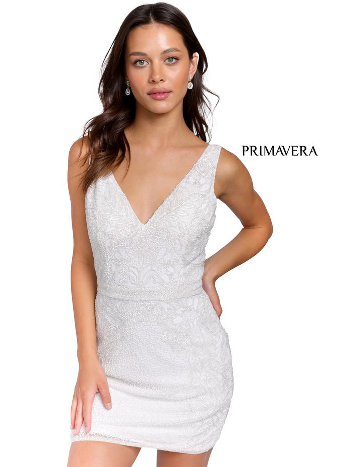 Primavera Couture Short Dress 3804