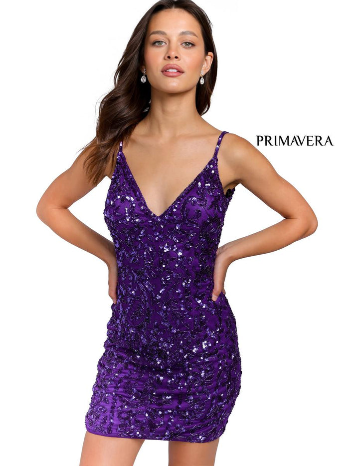 Primavera Couture Short Dress 3813