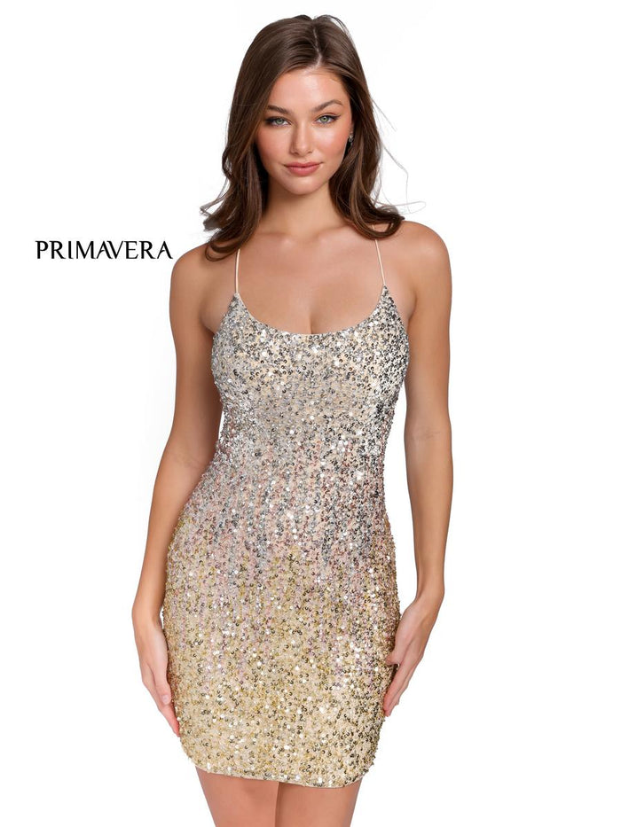 Primavera Couture Short Dress 3833