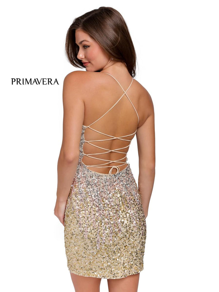 Primavera Couture Short Dress 3833