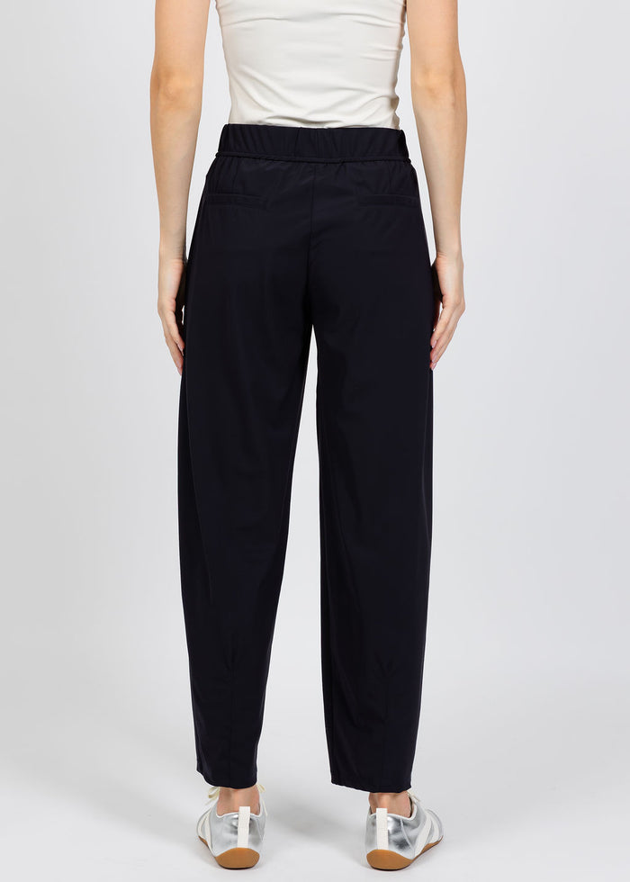 Elliott Lauren Prime Time Tapered Pant in Black available at Barbara Katz