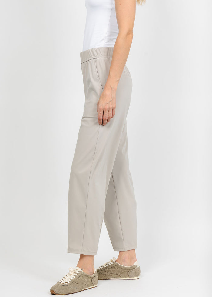 Elliott Lauren Prime Time Tapered Pant in Caulk available at Barbara Katz