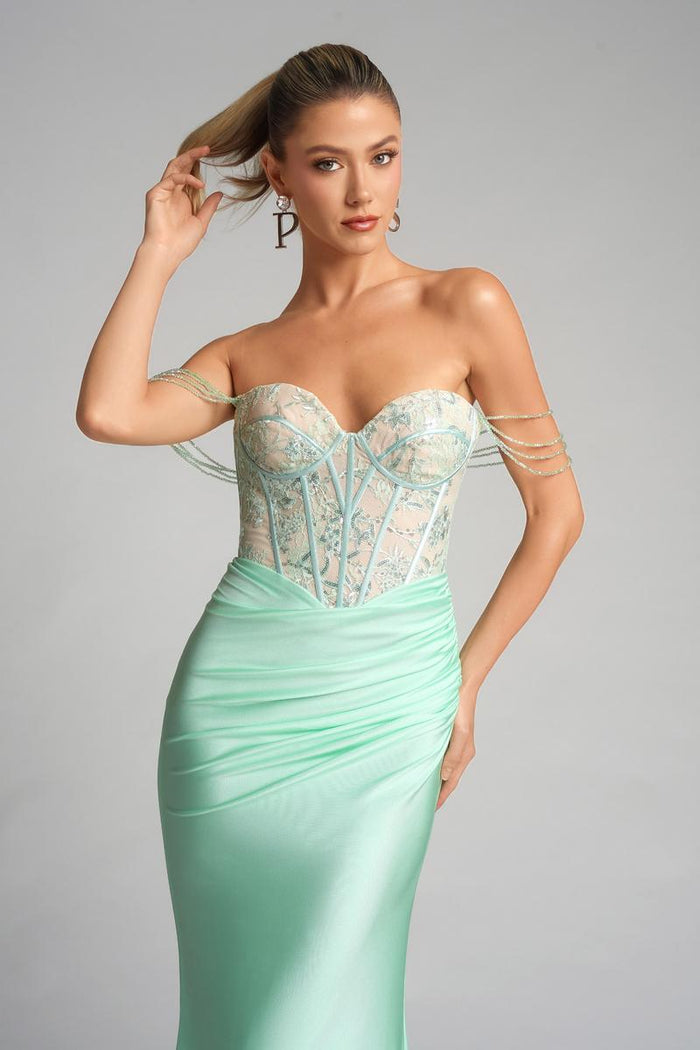 PS I Love You by Portia & Scarlett Fitted Prom Dress X0014