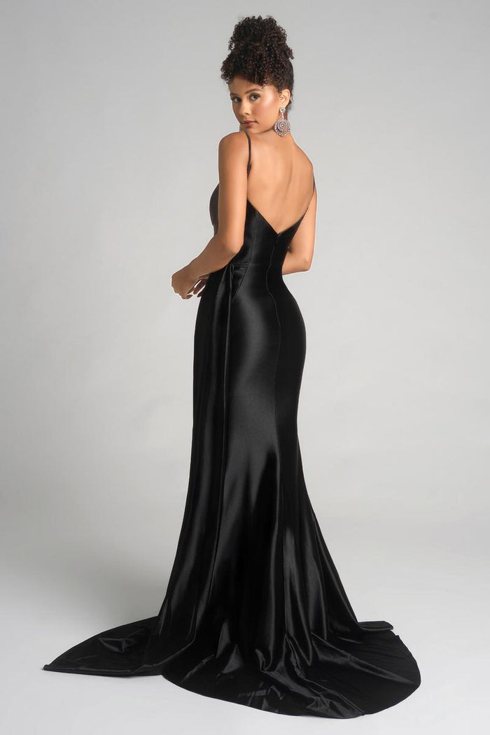 PS I Love You by Portia & Scarlett  Side Train Prom Dress X0037