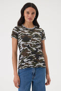 Goldie Rebel Ringer Boy Tee in Camo available at Barbara Katz