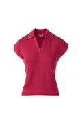 Kinross Rib Split Neck Polo available at Barbara Katz
