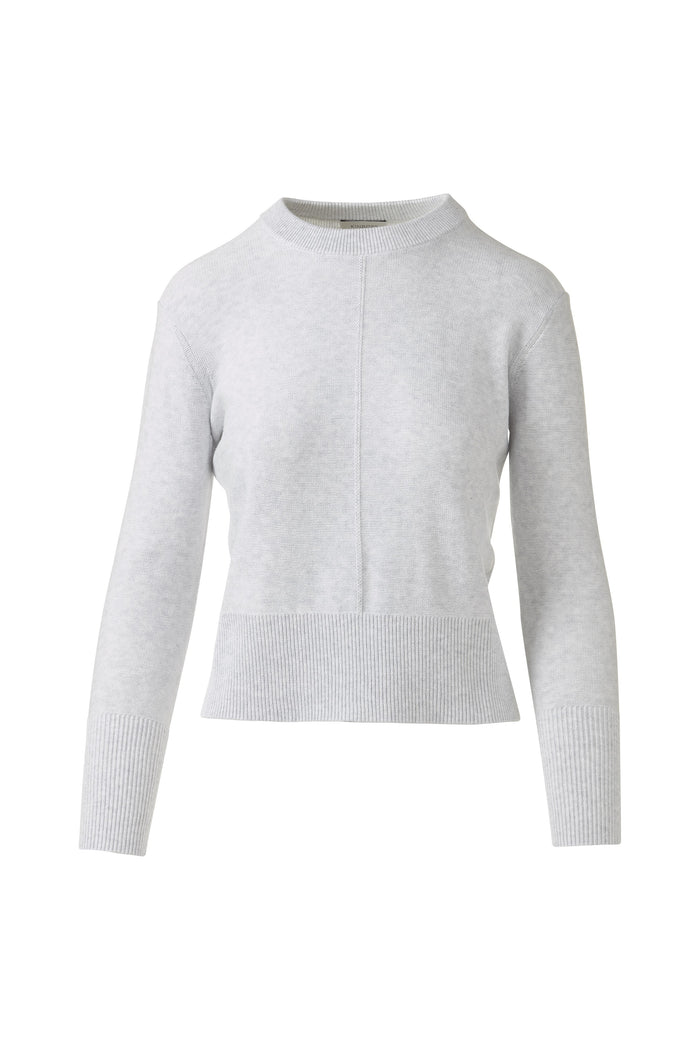 Kinross Rib Trim Crew Sweater available at Barbara Katz