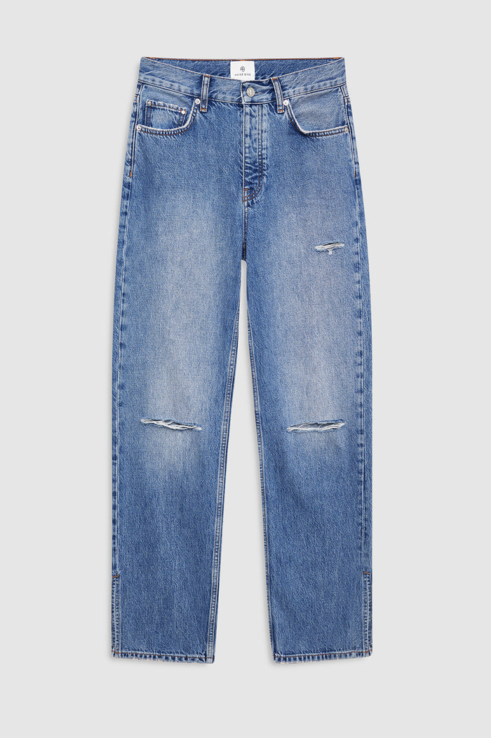 featured-img|ANINE BING Roy Jean 31" - Pacific Blue - front view
