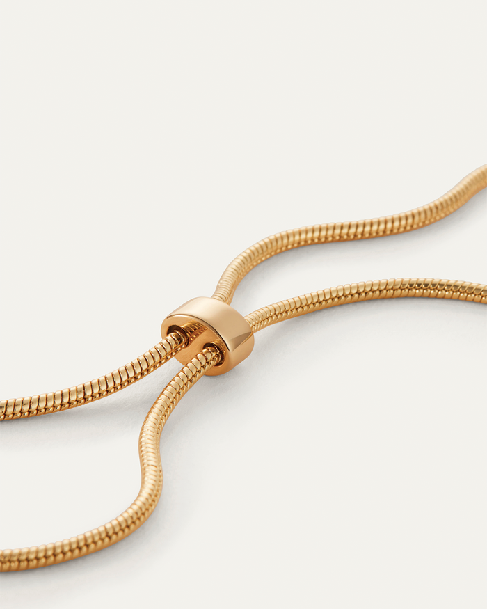 Jenny Bird Rue Pendant Necklace 38" in Gold available at Barbara Katz