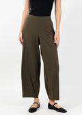 Raffaello Rossi Sally 7/8 High Tech Jersey Pants in Olive available at Barbara Katz