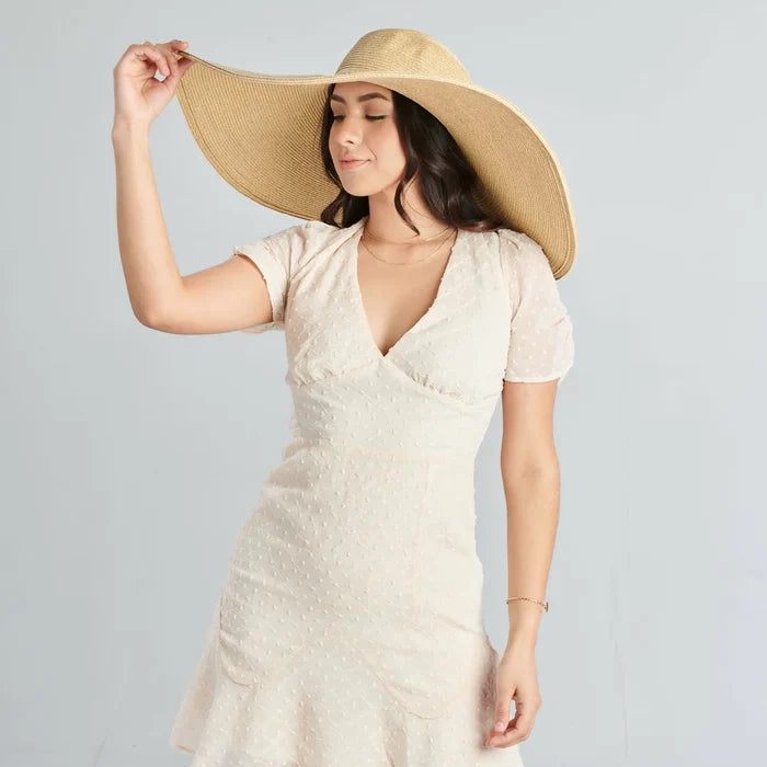 San Diego Hat Company Women's Ultrabraid XL Brim Floppy Hat UBX2535