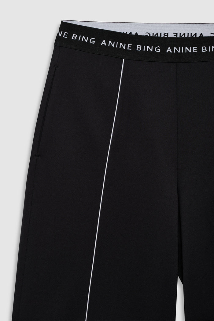 ANINE BING Sari Jogger - Black - detail view