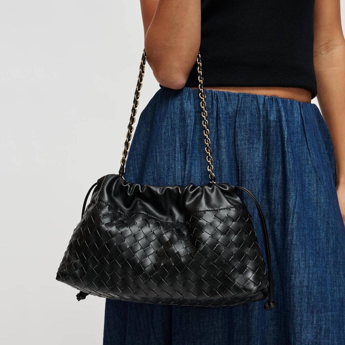 BK Sawyer Shoulder Bag in Black available at Barbara Katz