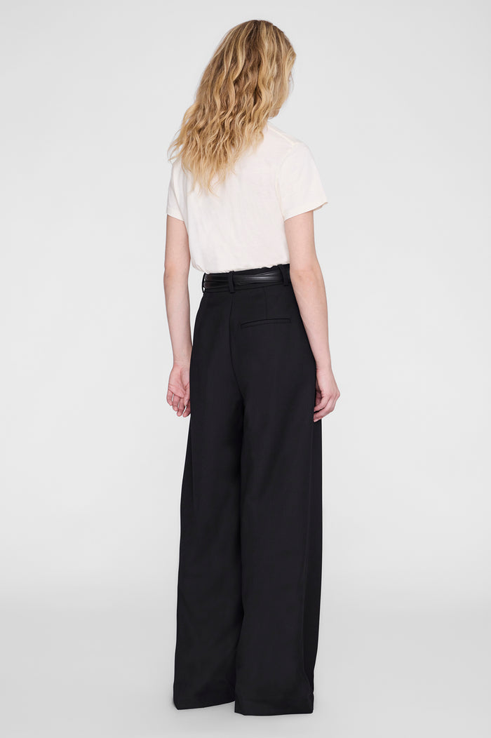 ANINE BING Shelley Tee - Ecru - on model back