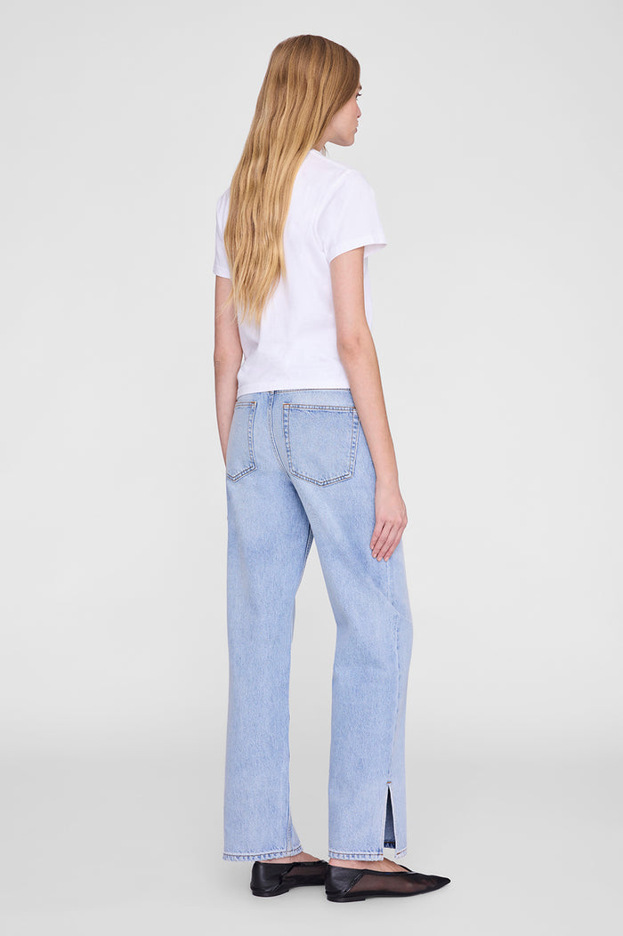 ANINE BING Shelley Tee - White - on model back
