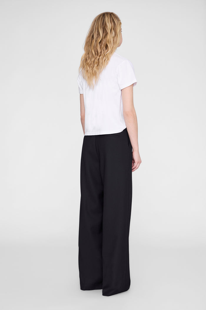 ANINE BING Shelley Tee Studio - White - on model back