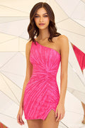 Sherri Hill Short Sequin Dress 55164