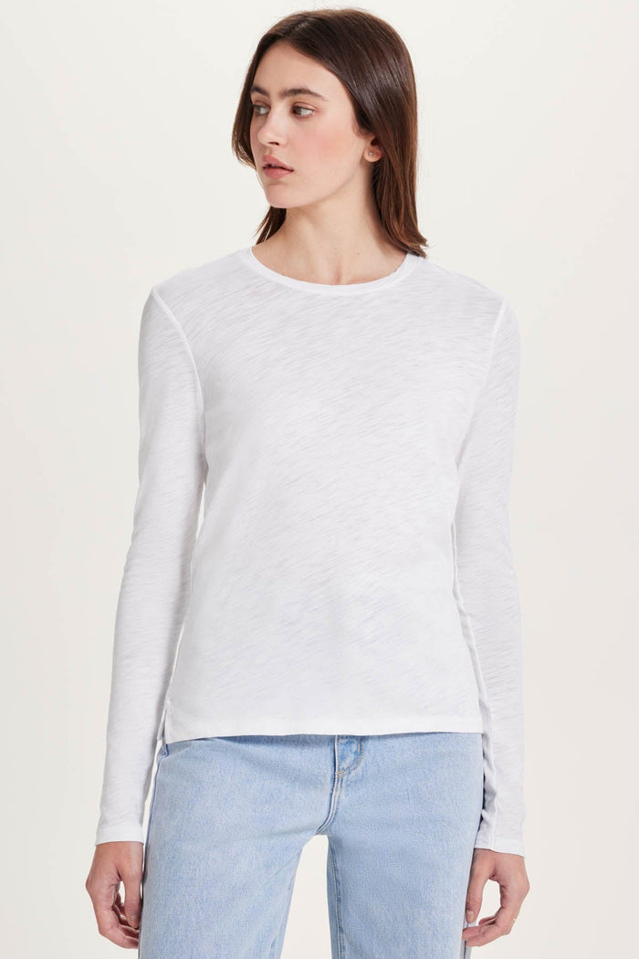 Goldie Signature Slub Long Sleeve Boy Tee available at Barbara Katz